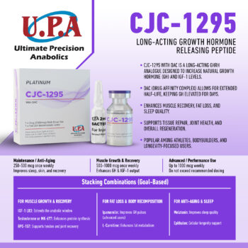 UPA CJC-1295 with DAC 2mg – Platinum Peptide – image 2