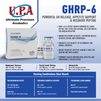 UPA GHRP-6 5mg – Growth Hormone Peptide – image 2