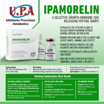 UPA Ipamorelin 5mg – GH Releasing Peptide – image 2