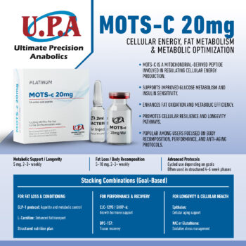 UPA MOTS-c 20mg – Cellular Energy Peptide – image 2