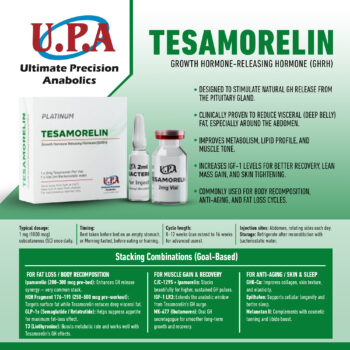 UPA Tesamorelin 2mg – Visceral Fat Loss Peptide – image 2